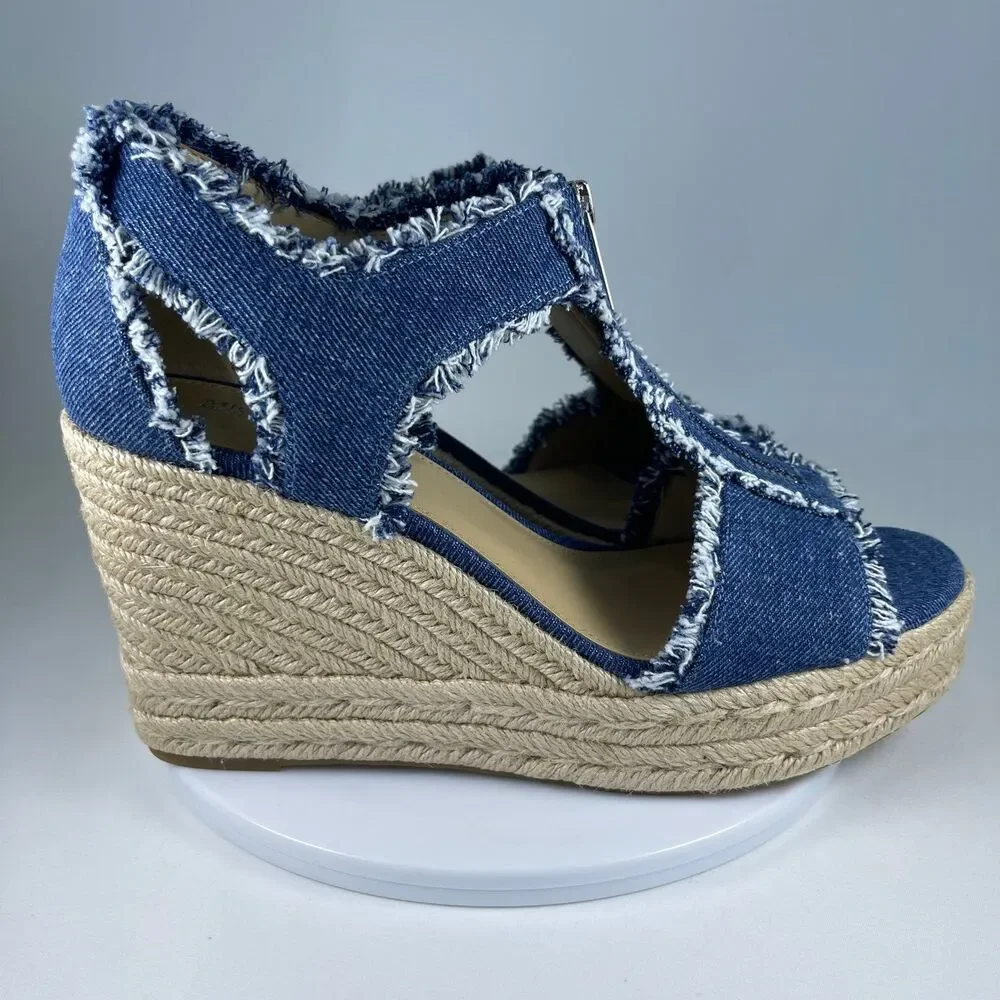 Michael Kors Women's Berkley Mid Wedge Sandals | 9.5 M | NEW - Picture 7 of 12